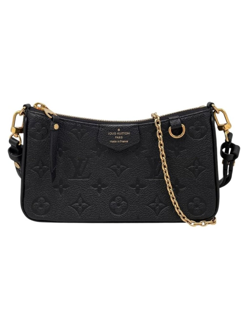 Louis Vuitton Shoulder Bag Easy Pouch Monogram Empreinte Noir Black